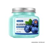СОЛЕВОЙ СКРАБ ДЛЯ ТЕЛА СО СПЕЛОЙ ЧЕРНИКОЙ ( СЕРИЯ НАТУРАЛЬНЫХ АРОМАТОВ SADOER Blueberry scrub Bath Salt) 350гр